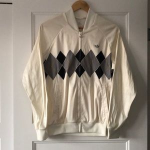 Retro Argyle Adidas Track Jacket